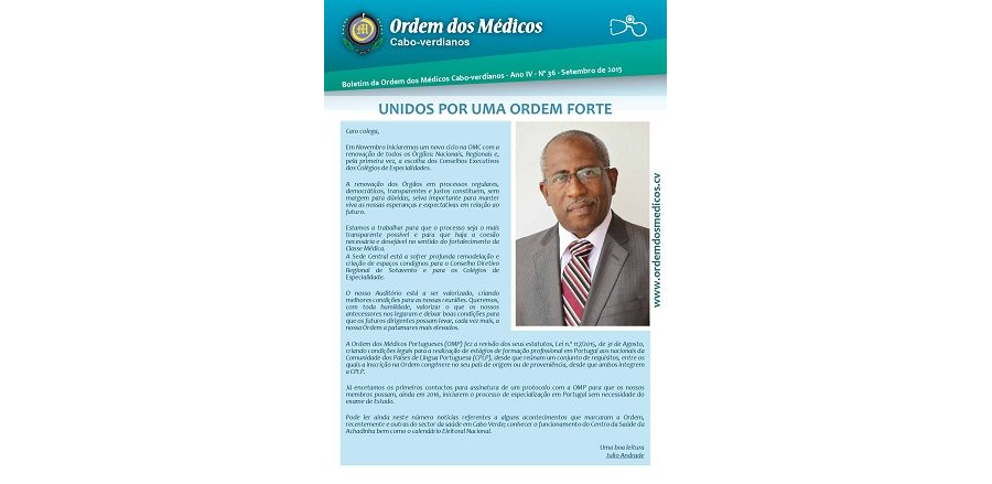Boletim Nº 36 - Setembro de 2015